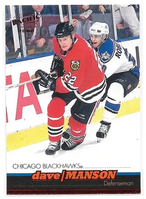 1999-00 Pacific Red #91 Dave Manson