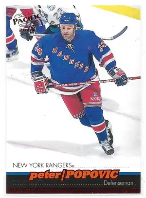 1999-00 Pacific Red #277 Peter Popovic
