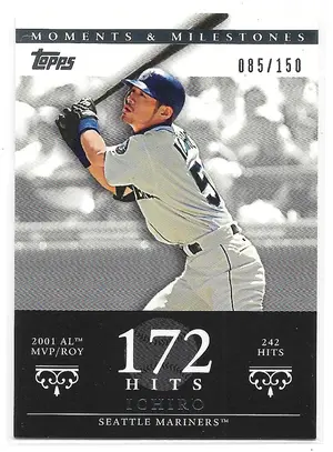 2007 Topps Moments & Milestones #6 Ichiro Suzuki (085/150)
