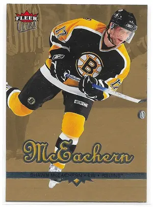 2005-06 Ultra Gold Medallion #22 Shawn McEachern