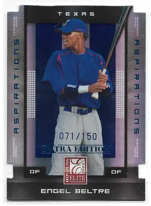 2008 Donruss Elite Extra Edition Aspirations #34 Engel Beltre (071/150)