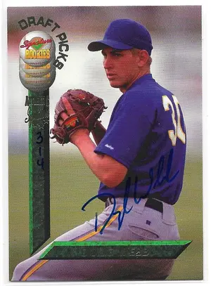 1994 Signature Rookies Draft Picks Signatures #35 Doug Webb (314/7750)