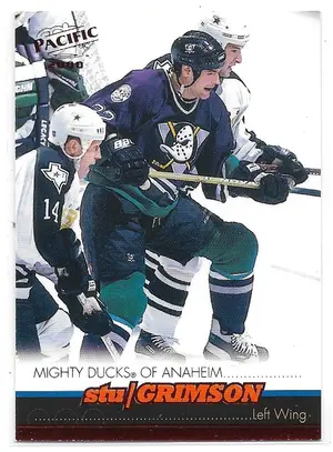 1999-00 Pacific Red #5 Stu Grimson