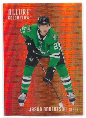 2025-26 Allure Color Flow Red-Orange Spectrum #CF-4 Jason Robertson (387/399)