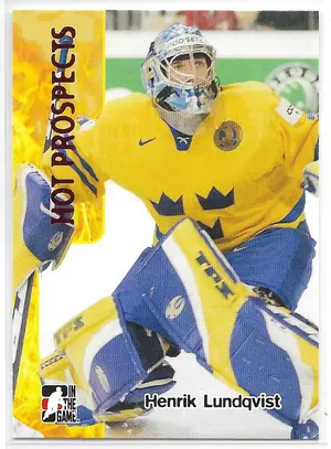 2005-06 ITG Heroes & Prospects #378 Henrik Lundqvist