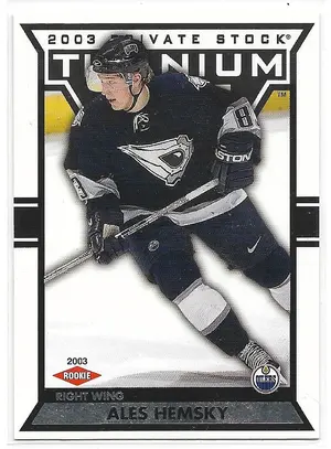 2002-03 Titanium Retail #115 Ales Hemsky RC (0680/1475)