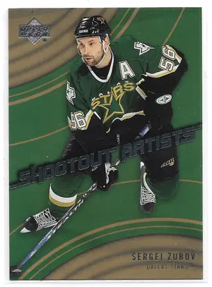 2006-07 Upper Deck Shootout Artists #SA14 Sergei Zubov