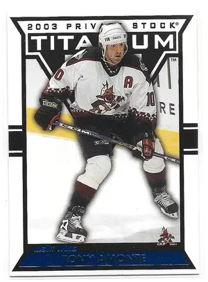 2002-03 Titanium Blue #77 Tony Amonte (221/450)