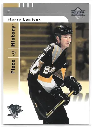 2002-03 Piece of History #72 Mario Lemieux