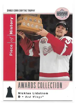 2002-03 Piece of History Awards Collection #AC14 Nicklas Lidstrom