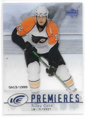 2007-08 Ice #107 Riley Cote RC (0413/1999)
