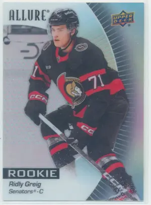 2023-24 ALLURE - RIDLY GREIG #141 ROOKIE BLACK RAINBOW