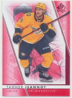 2022-23 SP AUTHENTIC - TANNER JEANNOT #84 LIMITED RED