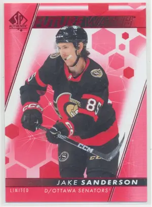 2022-23 SP AUTHENTIC - JAKE SANDERSON #144 FUTURE WATCH LIMITED RED