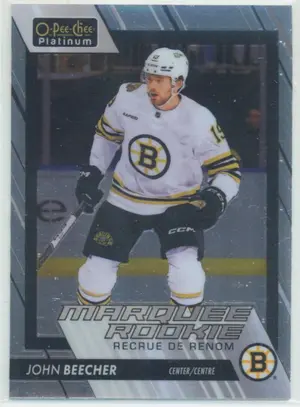 2023-24 O-PEE-CHEE PLATINUM - JOHN BEECHER #256 MARQUEE ROOKIE