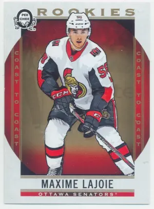2018-19 O-PEE-CHEE COAST TO COAST - MAXIME LAJOIE #169 ROOKIES