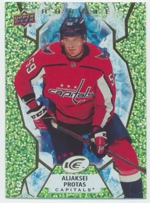 2021-22 UPPER DECK ICE - ALIAKSEI PROTAS #133 ROOKIE GREEN