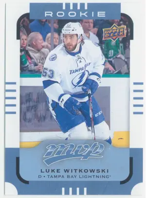 2015-16 UPPER DECK MVP - LUKE WITKOWSKI #177 ROOKIE