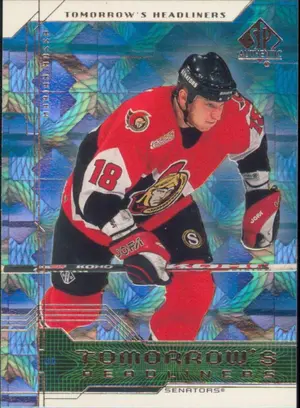 1999-00 SP AUTHENTIC - MARIAN HOSSA #TH7 TOMORROW'S HEADLINERS