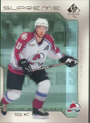 1999-00 SP AUTHENTIC - PETER FORSBERG #SS3 SUPREME SKILL