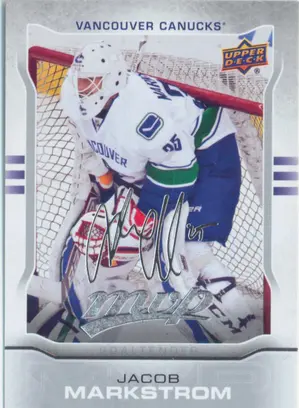 2014-15 MVP - JACOB MARKSTROM #74 SILVER SCRIPT