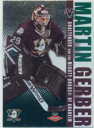 2002-03 VANGUARD - MARTIN GERBER #102 ROOKIE 863/1650