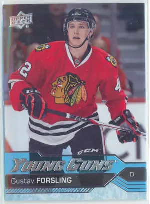 2016-17 UPPER DECK - GUSTAV FORSLING #240 YOUNG GUNS