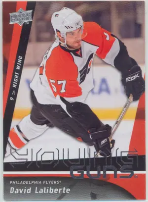 2009-10 UPPER DECK - DAVID LALIBERTE #485 YOUNG GUNS