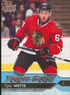 2016-17 UPPER DECK - TYLER MOTTE #216 YOUNG GUNS