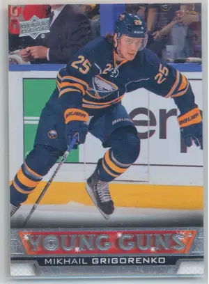 2013-14 UPPER DECK - MIKHAIL GRIGORENKO #215 YOUNG GUNS