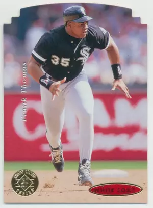 1993 Upper Deck SP Championship Series - Frank Thomas #140 Die-Cut Parallel