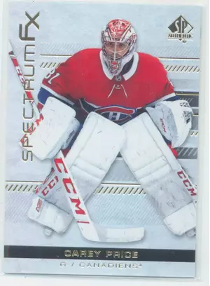 2019-20 SP AUTHENTIC - CAREY PRICE #S-9 SPECTRUM FX (SCRATCHED)