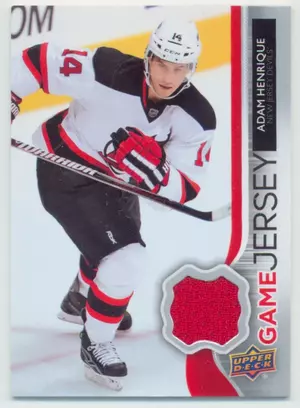 2014-15 UPPER DECK - ADAM HENRIQUE #GJ-AH GAME JERSEY