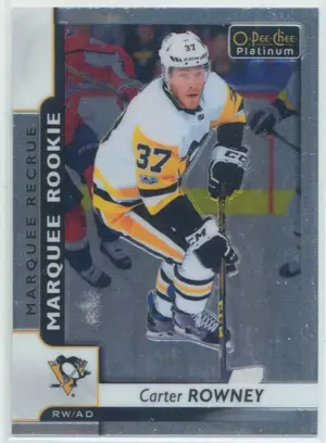 2017-18 O-PEE-CHEE PLATINUM - CARTER ROWNEY #156 ROOKIE