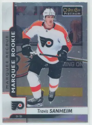 2017-18 O-PEE-CHEE PLATINUM - TRAVIS SANHEIM #173 ROOKIE