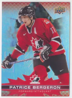 2021-22 TIM HORTONS TEAM CANADA - PATRICE BERGERON #20