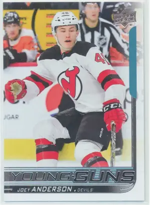 2018-19 UPPER DECK - JOEY ANDERSON #473 YOUNG GUNS