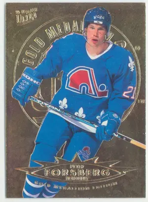 1995-96 FLEER ULTRA - PETER FORSBERG #132 GOLD MEDALLION