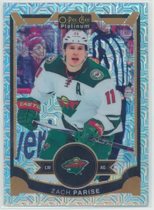 2015-16 O-PEE-CHEE PLATINUM - ZACH PARISE #35 TRAXX