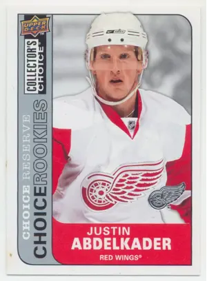 2008-09 COLLECTOR'S CHOICE - JUSTIN ABDELKADER #201 CHOICE RESERVE