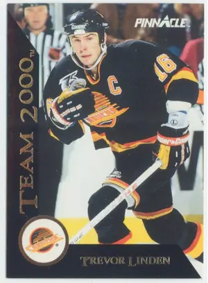 1992-93 PINNACLE (USA) - TREVOR LINDEN #24 TEAM 2000