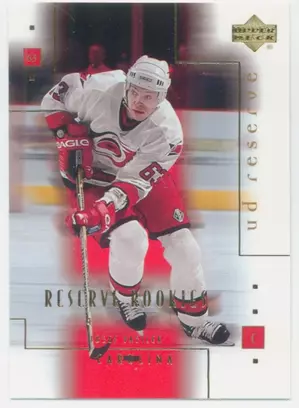 2000-01 UD RESERVE - JOSEF VASICEK #90 ROOKIE
