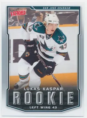 2007-08 VICTORY - LUKAS KASPAR #319 ROOKIE