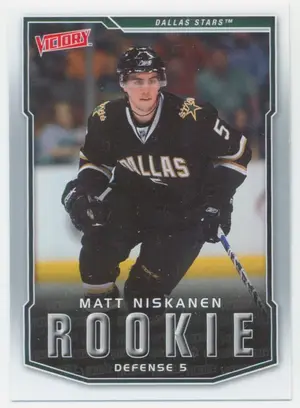 2007-08 VICTORY - MATT NISKANEN #325 ROOKIE