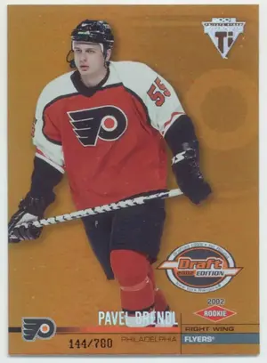 2001-02 TITANIUM DRAFT DAY EDITION - PAVEL BRENDL #155 144/780