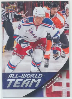 2011-12 UPPER DECK - MARIAN GABORIK #AW17 ALL-WORLD TEAM