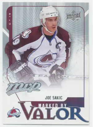 2008-09 MVP - JOE SAKIC #MV2 MARKED BY VALOR