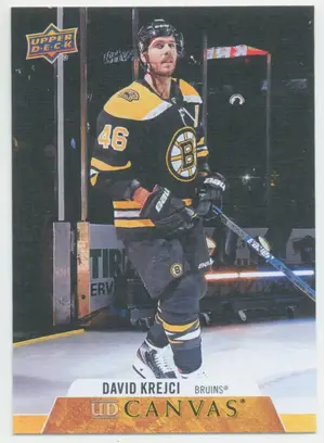 2020-21 UPPER DECK - DAVID KREJCI #C7 UD CANVAS