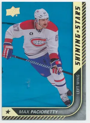 2015-16 UPPER DECK - MAX PACIORETTY #SS-37 SHINING STARS ROYAL BLUE