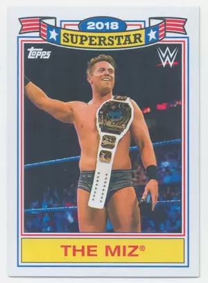 2021 Topps Heritage WWE - The Miz #TM-18 Superstar Tribute